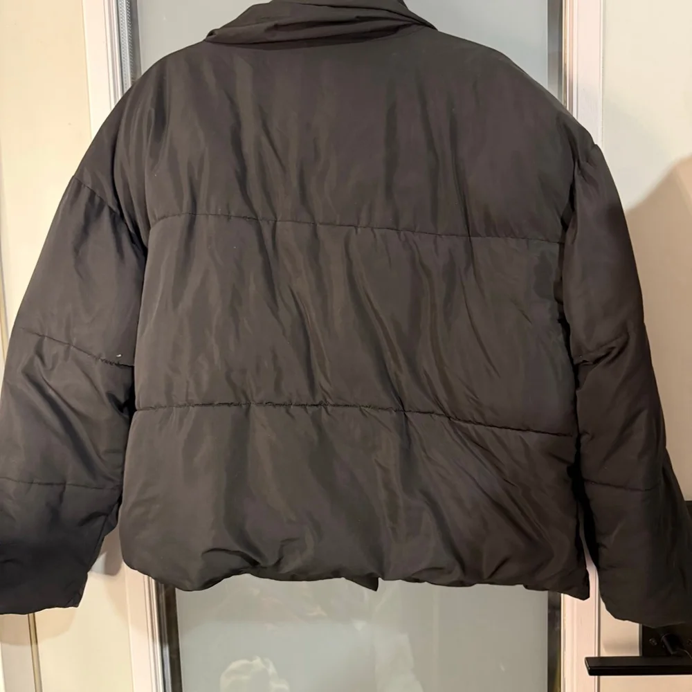 Free People Weekender Black Quilted Puffer Jacket S - Picture 4 of 6